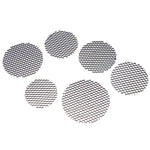 grille circulaire led noir maille fine moderne éclairage doux antiéblouissement chambre salon