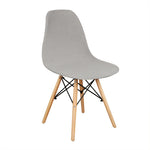 chaise scandinave velours beige moderne mariage banquet houssable réglable pieds bois structure métallique
