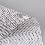 tapis table rectangle moderne motif zigzag couleurs jaune rouge gris bleu blanc semi transparent