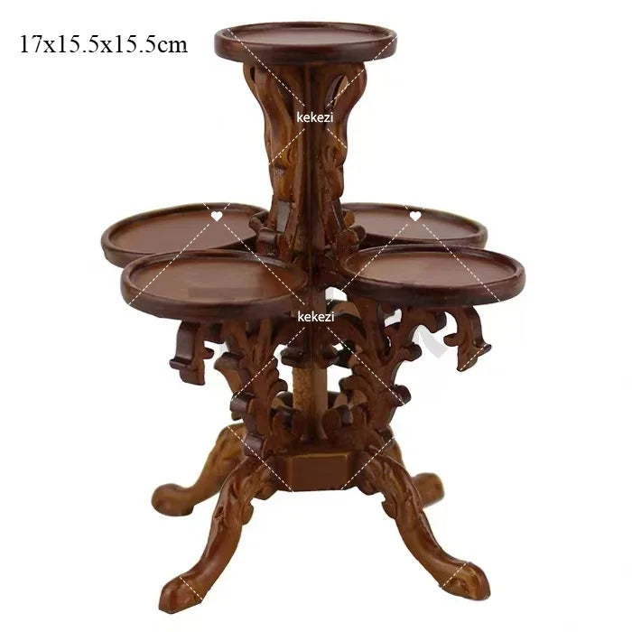 miniature chaise bois décorative meubles maison poupée classique scène miniature 112