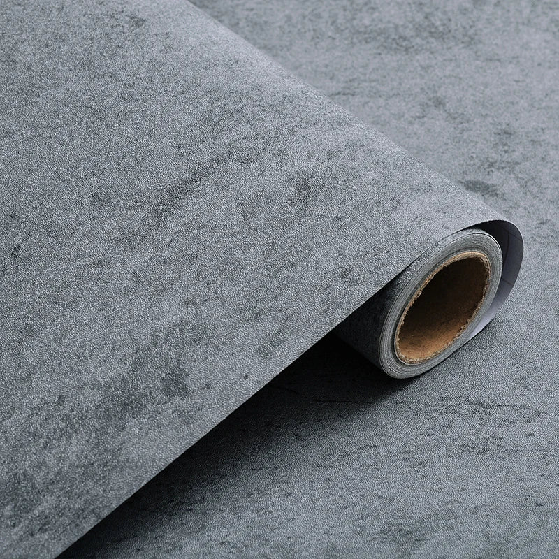 papier peint adhésif motif géométrique gris texture veloutée moderne décoration intérieure sol mur chambre