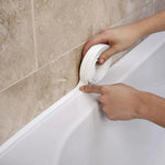ruban joint autoadhésif blanc imperméable salle bains 1m 2m 3m