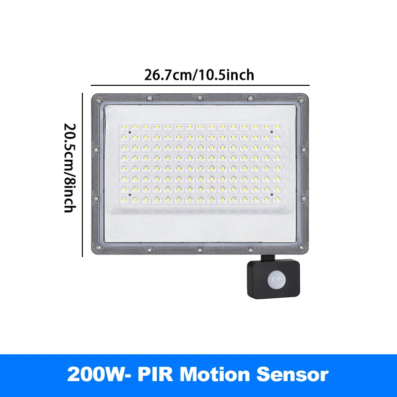 projecteur led extérieur ip66 moderne 220v pirmotion sensor gris métallique