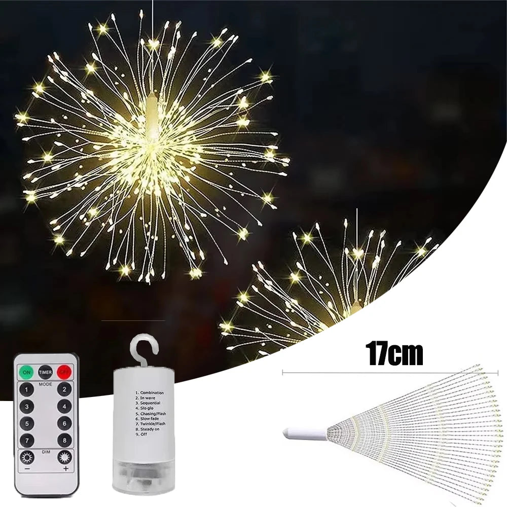 guirlande lumineuse étoiles blanc doré moderne télécommande noël 17cm batteries incluses