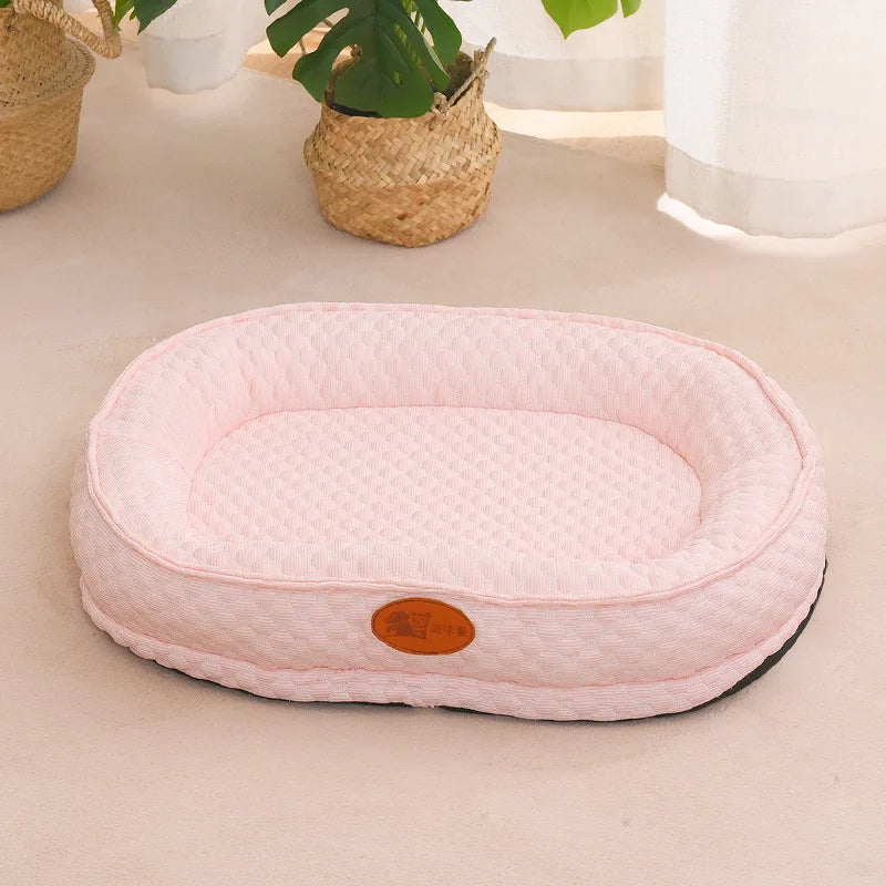 nid animal compagnie coton bleu rose gris plaid confortable moderne refroidissement zipperTailleMXL