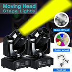 projecteur led moving head rgbw modes couleurs discothèque scène événement métal noir