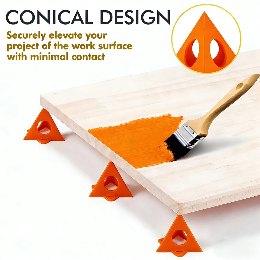 supports peinture mini cones orange pratiques utilitaires 60mm 50mm