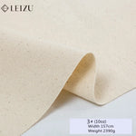 toile coton beige clair résistante 137 157cm classique tissage dense matériaux bricolage
