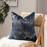 housse coussin carré beige points dorés jacquard passepoil contemporain non toxique environnement polyester
