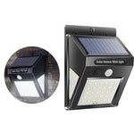 lampe solaire murale moderne noire détecteur mouvement ip65 led 1200mah