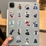 sticker disney personnages anime adhésifs divers couleurs blanc noir bleu rouge transparent PVC