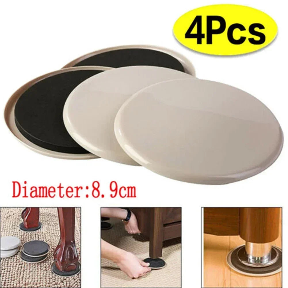 protecteurs meubles adhésifs rond beige noir antirayures tapis sol moderne