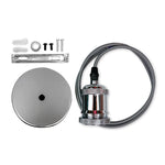 lampe suspendue rétro or bronze vert argent rouge noir e27 métal brillant texture brossée
