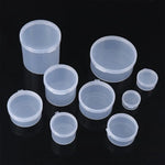 boîtes rangement transparentes petites objets bijoux vis divers 2.7x1.4cm 3.2x1.8cm 3.6x3cm 4.2x2.2cm 4.8x2.5cm 4.8x4.2cm