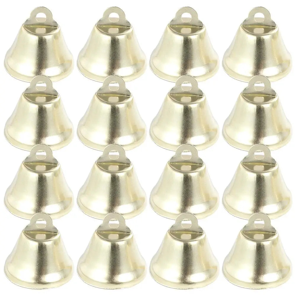 cloches dorées métal fer différentes tailles mini carillon vent bijoux fabrication classique