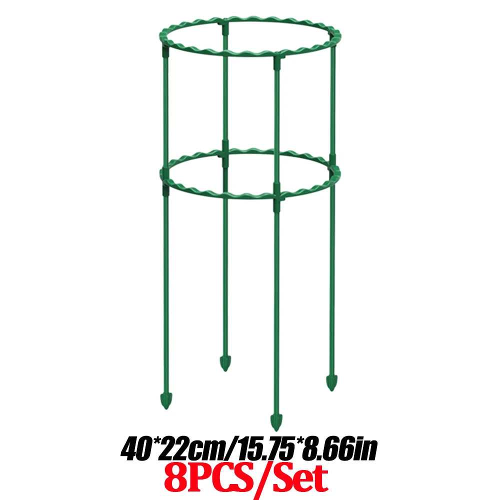 support plante spirale vert moderne clips assemblage facile jardin balcon vert