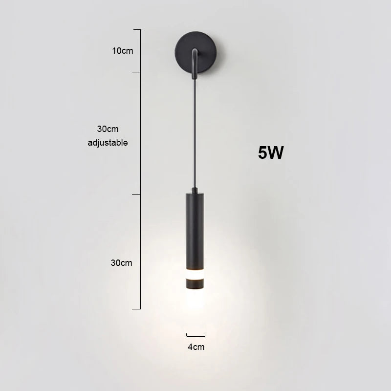 lampe murale led moderne or fixée mur éclairage cuisine chambre salle manger minimaliste 249
