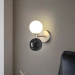 lampes murales marbrées led modernes minimalistes salle bain noir blanc doré