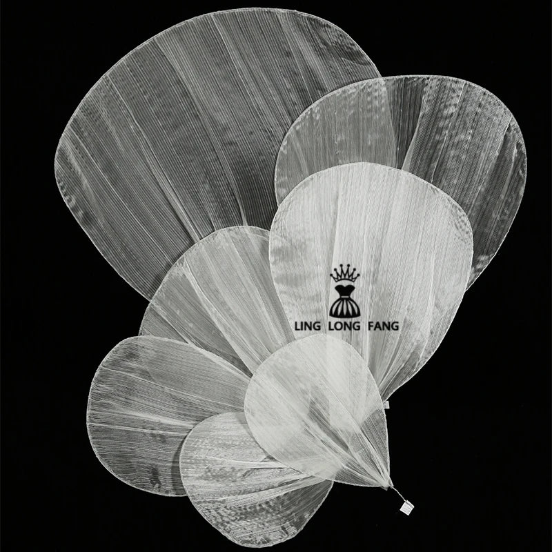 décoration mariage serre tête épingle cheveux blanc argenté plissé semi transparent floral stylisé