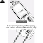 ampoules halogènes transparentes 12V 220V G4 G5.3 G9 filament classique 20W 25W 35W 40W
