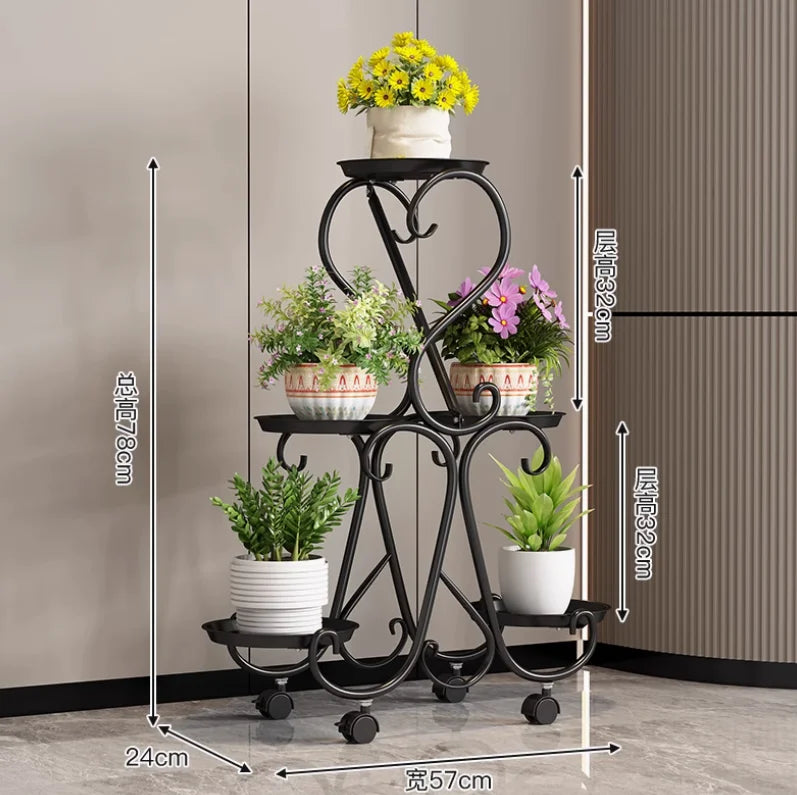 présentoir fleurs moderne blanc doré géométrique 102cm hauteur 65cm largeur