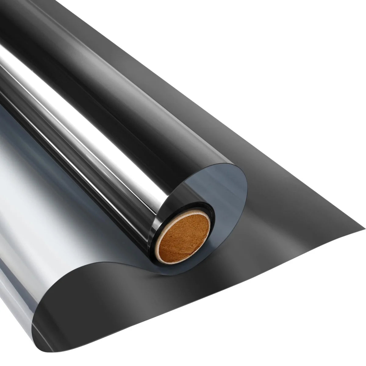 film fenêtre noir argenté adhésif miroir protection uv isolation thermique moderne 40x100 cm