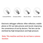 réflecteur anti buée blanc miroir photo acier inoxydable câble charge miroirs différents taille mâchoire