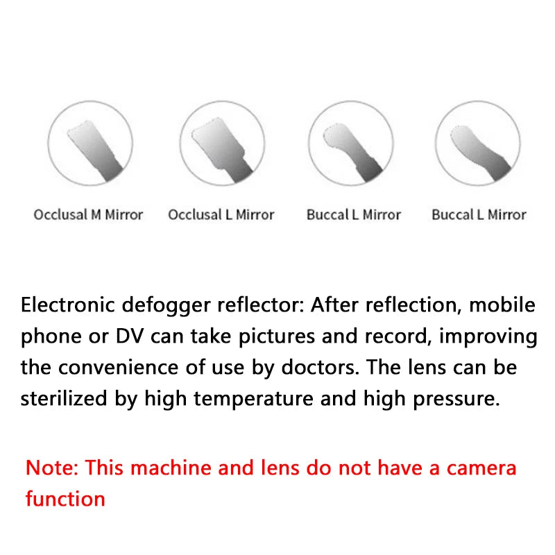 réflecteur anti buée blanc miroir photo acier inoxydable câble charge miroirs différents taille mâchoire