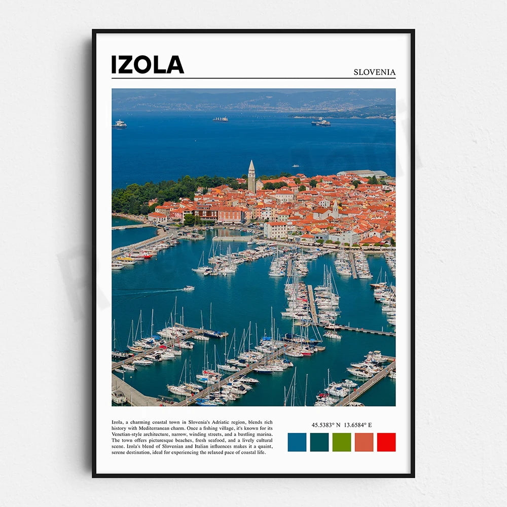 Izola, une charmante ville côtière située dans la région adriatique de Slovénie, combine un riche patrimoine historique avec le charme méditerranéen. Connue pour son architecture vénitienne, ses rues sinueuses et son port animé, Izola offre des plages pittoresques, une délicieuse cuisine locale et une ambiance culturelle vivante, en faisant une destination idéale pour vivre la tranquillité de la vie côtière.