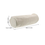 coussin lombaire housse polyester coton lit voyage couverture roulée moderne beigeclair texturelin