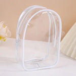 sac main transparent moderne cordon serrage noir vert rose violet minimaliste