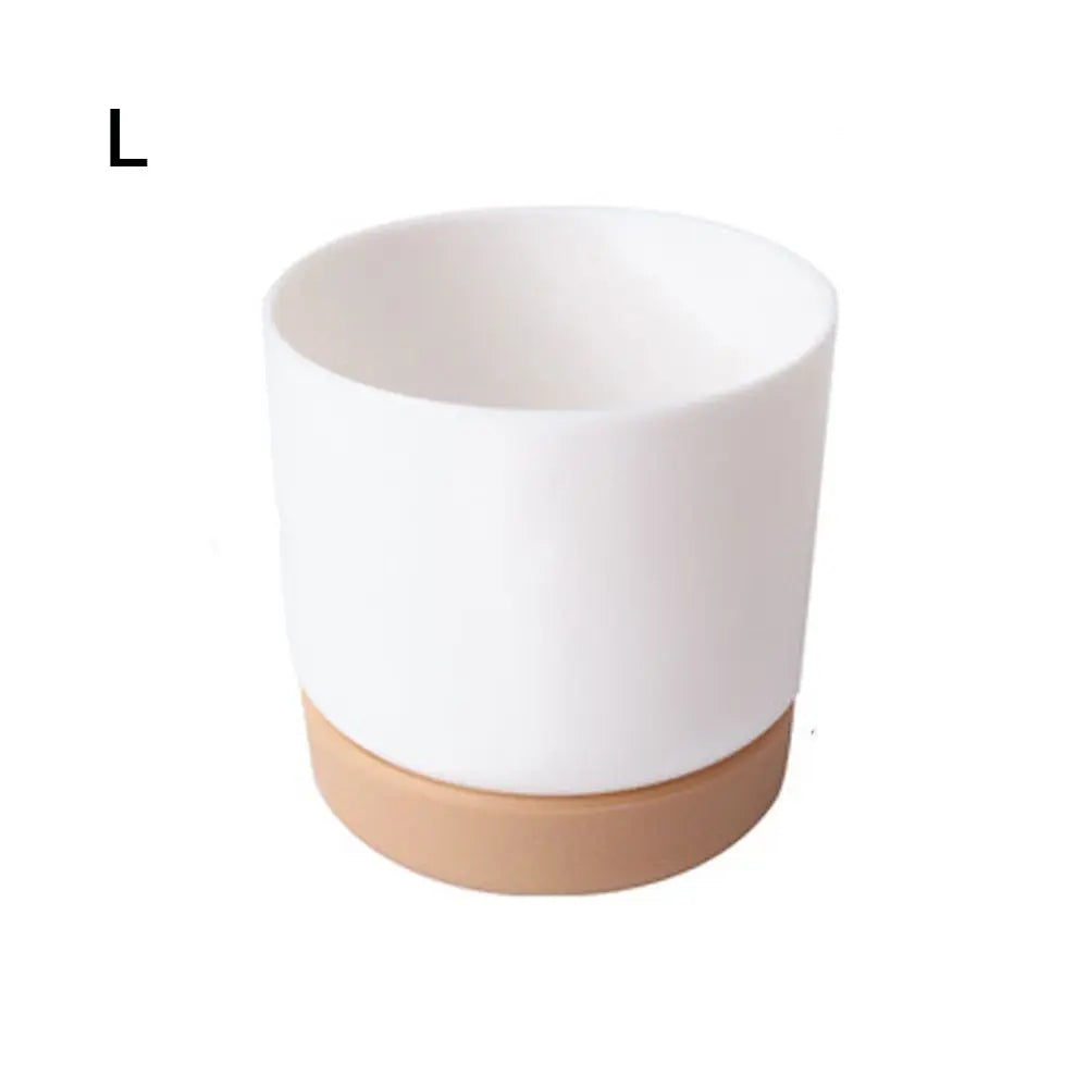 pots fleurs cactus auto arrosage drainage intérieur grands petits modernes adhésifs plastique vert pointus