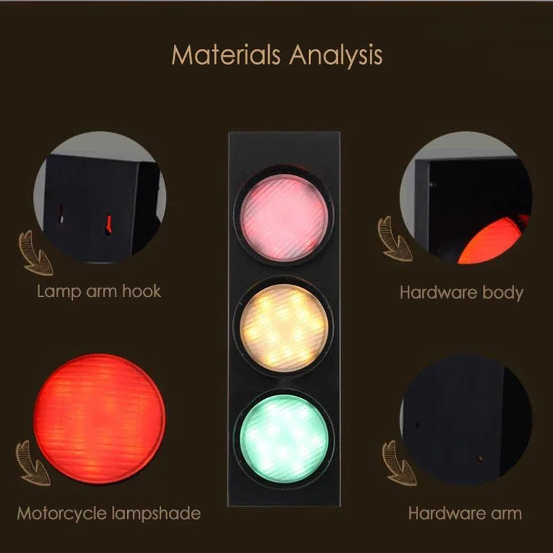 signal lumineux rouge vert jaune noir moderne éclairage cuisine chambre coucher salle manger