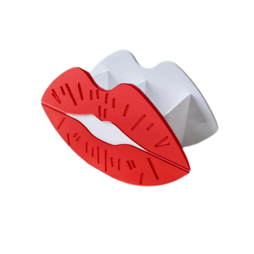 organisateur maquillage lèvres argenté doré rouge glamour pinceaux flacons sérum texturé verticalOpaque central miroir