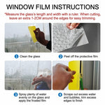 film fenêtre décoratif fleurs feuilles multicolore adhésif pvc moderne opacité 45x200cm