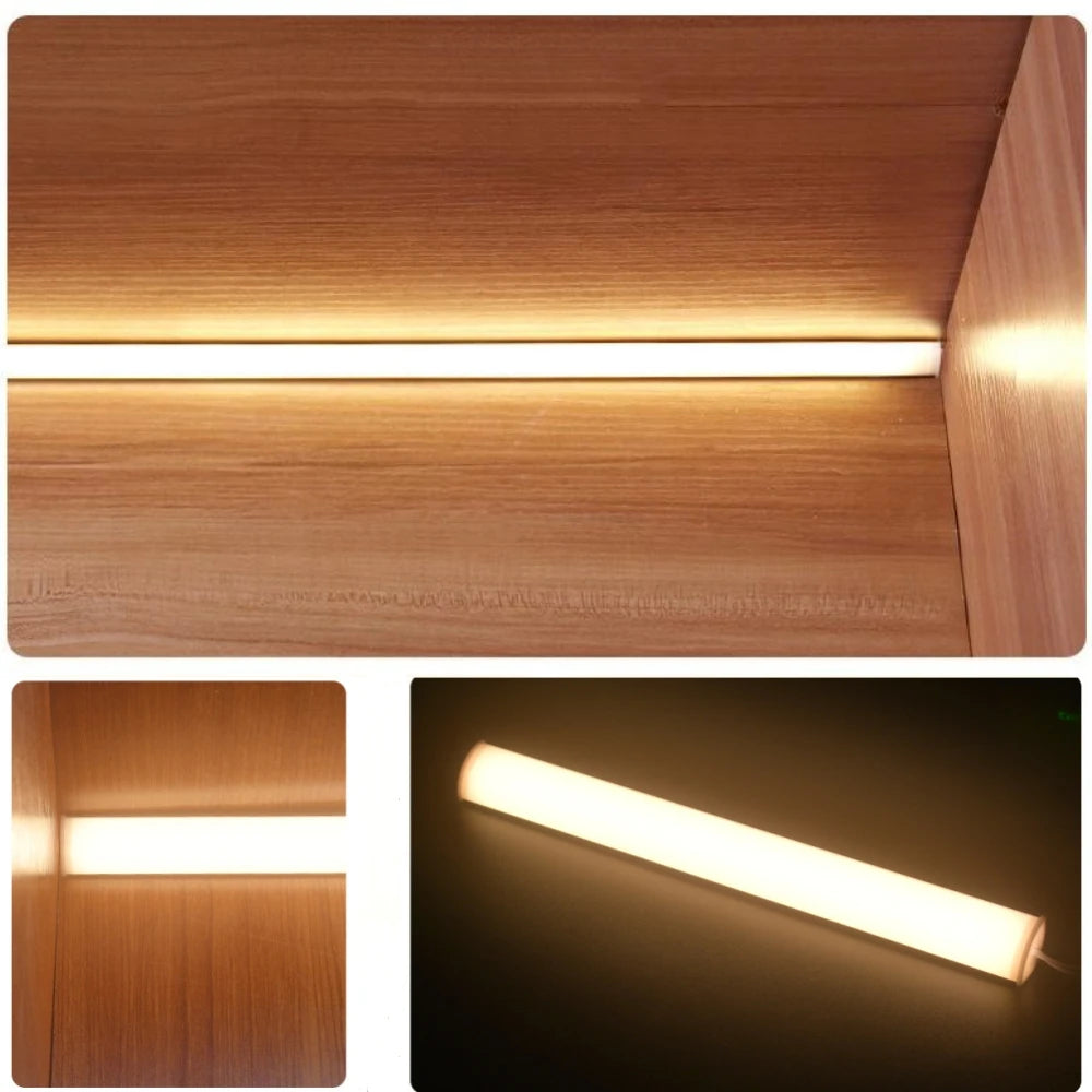 ruban led 30cm 40cm 50cm blanc 3000k 4000k 6000k clips moderne