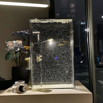 veilleuse nuit cadre lumineux transparent scintillant moderne clips chambre noël ambiance lumière chambre enfants