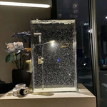 veilleuse nuit cadre lumineux transparent scintillant moderne clips chambre noël ambiance lumière chambre enfants