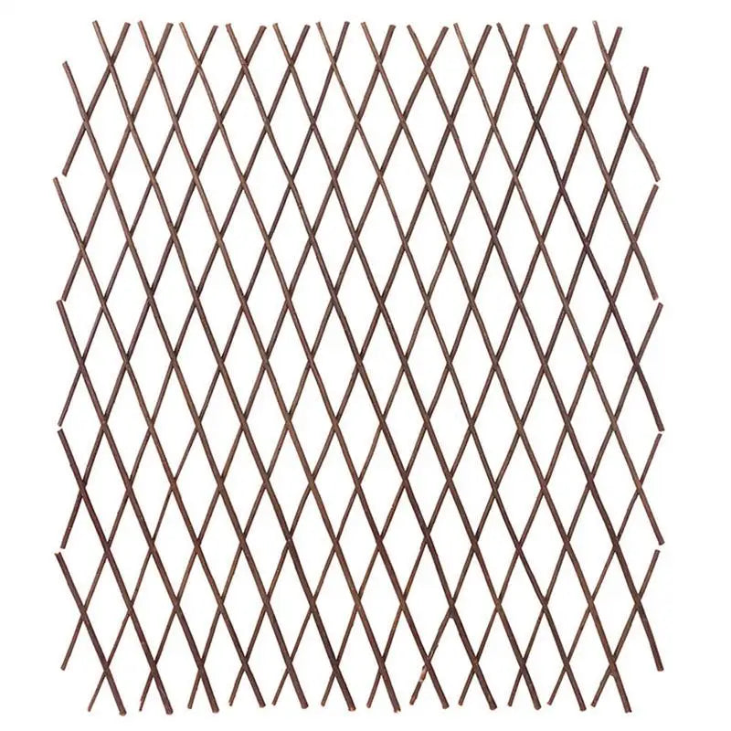 treillis marron rustique panneau decoratif plantes grimpantes support escalade jardin decoration murale assemblage facile