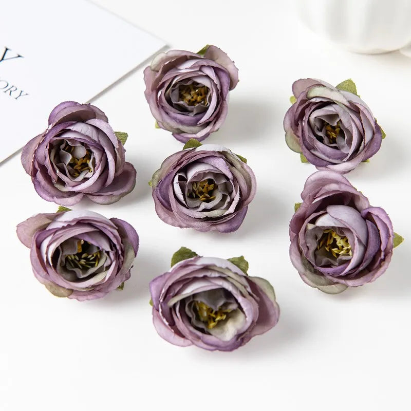 décoration intérieure fleurs artificielles roses délicates variées couleurs réaliste maison chambre table événements
