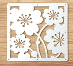 paravent cloison décorative motif floral semi transparent moderne ethnique pièces accrochables chambre salon