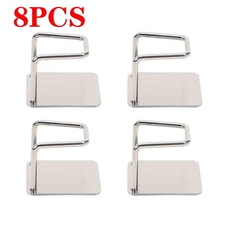 support balance salle bains blanc clips moderne rangement mur accroches sangles organisation kitchen accessories