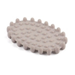 supports savon moderne boîtes savon antidérapants texturés bleu gris beige egouttoirs salles bain cuisine