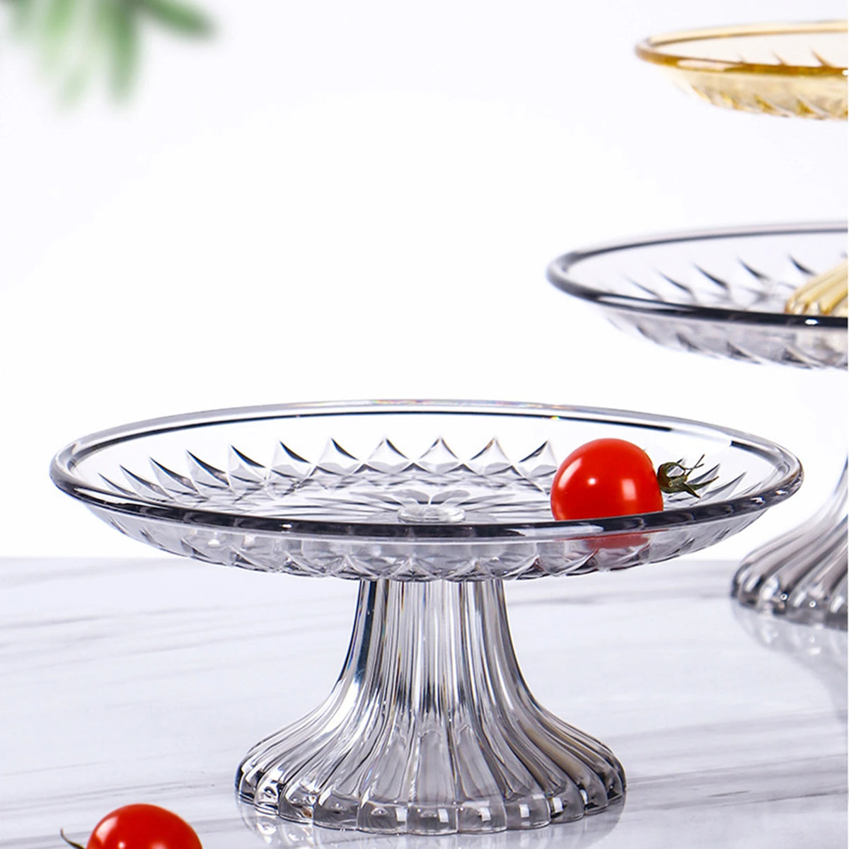 support gateau transparent relief geometrique vis classique grille tailles cupcakes desserts