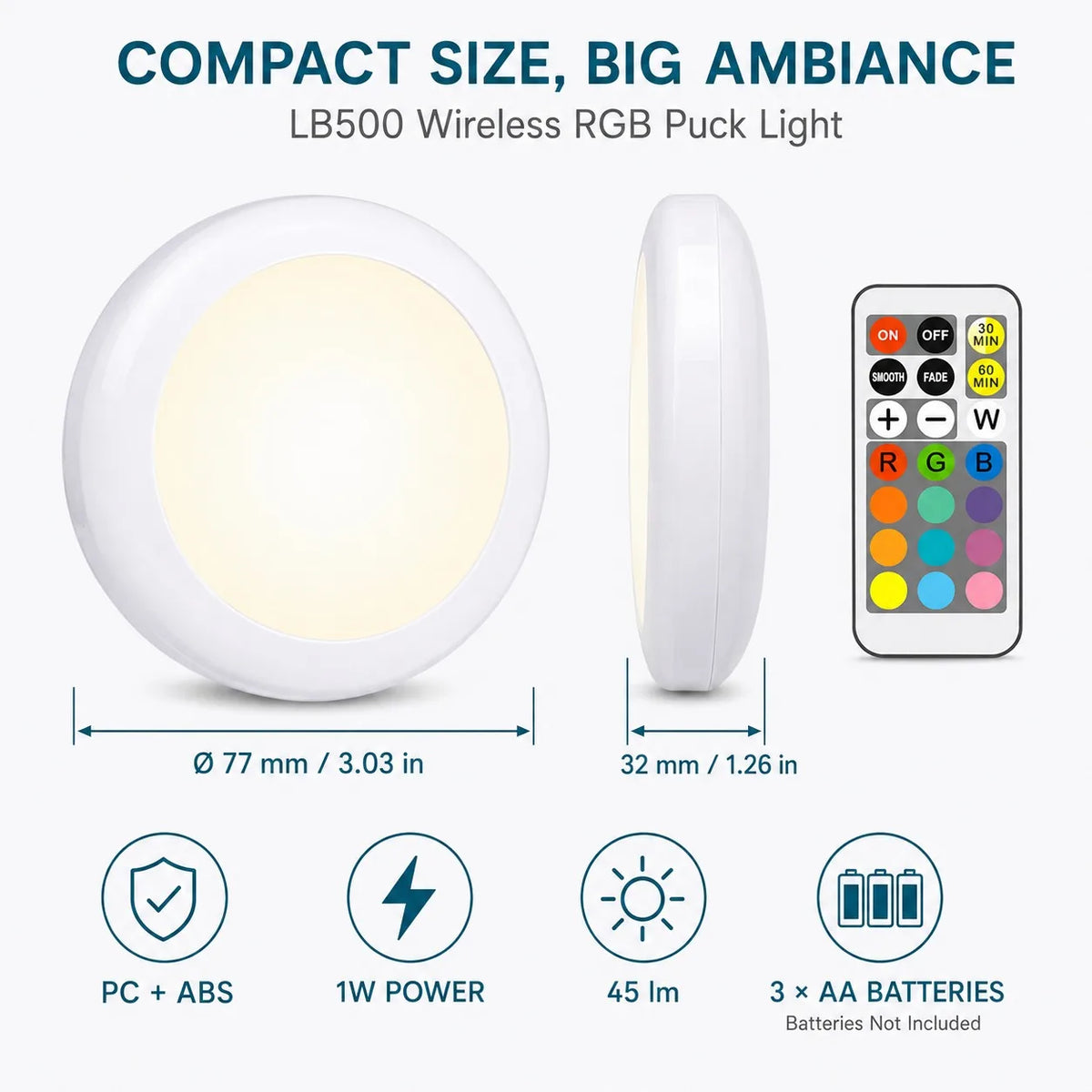 lampe led adhésive veilleuse réglable blanc moderne sans fil rechargeable chambre cuisine