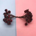 décoration noël guirlande artificielle boules rondes rouge bleu blanc marron naturel intérieur 40 pièces