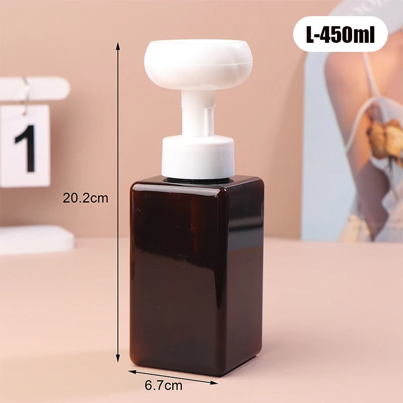 distributeur savon liquide mousse moderne blanc vert rose noir transparent