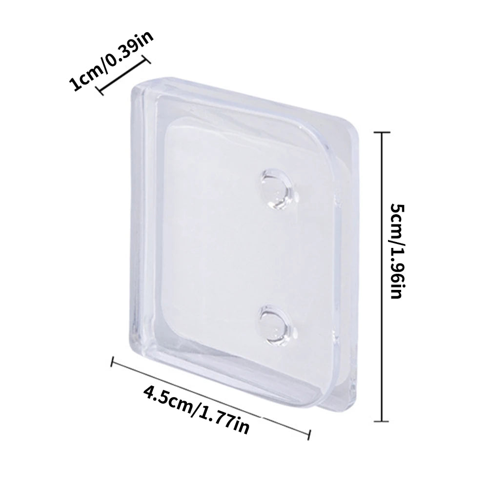 clips fixations rideau douche transparents modernes sans dommages coton plastique organisation salle bain