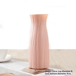 vases decoratifs modernes minimalistes rose vert blanc texturés fleurs artificielles