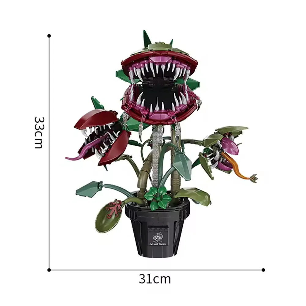 plante carnivore lego little shop of horrors 1118 pièces vert rose noir jaune